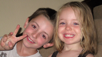 Boy and Girl Posing for the Photo